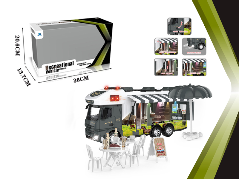 Friction Dark Gray Motor Home