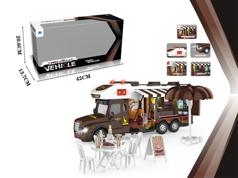 Friction Brown Motor Home