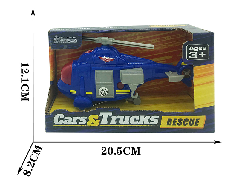 Slide Helicopter With Sound And Lights