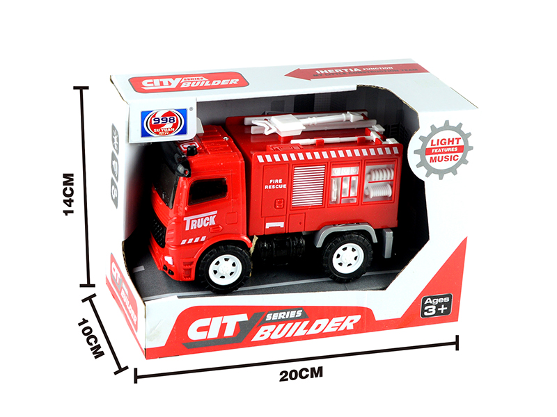 Friction Fire Engine With 3D Lights And Music
