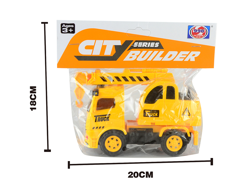Friction Engineering Truck With 3D Lights And Music(Crane)