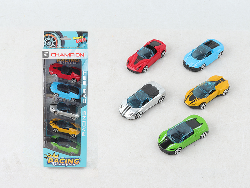 5pcs Slide Cars