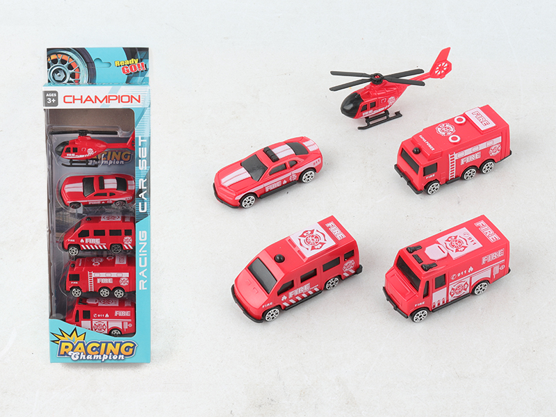 5pcs Slide Cars