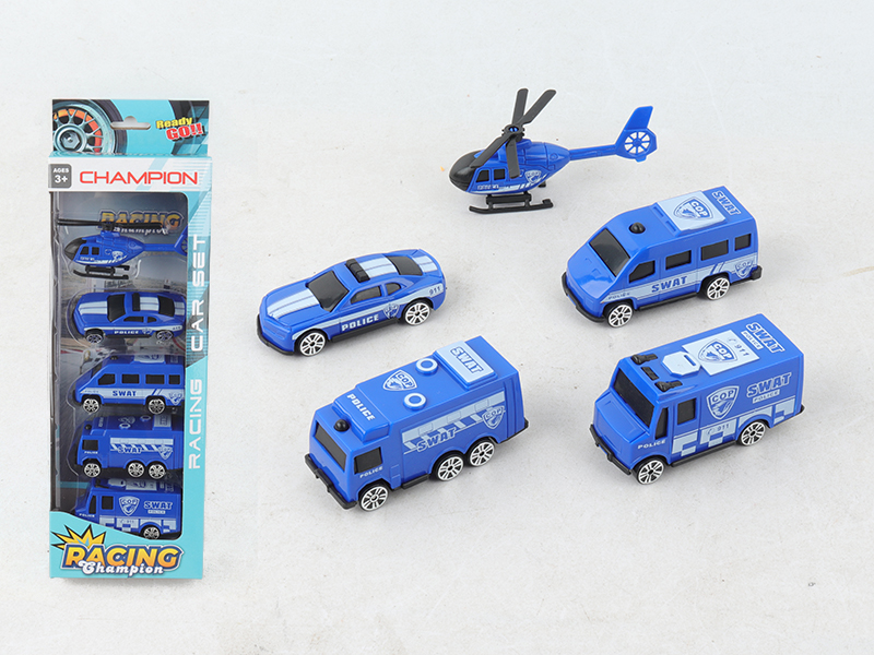 5pcs Slide Cars