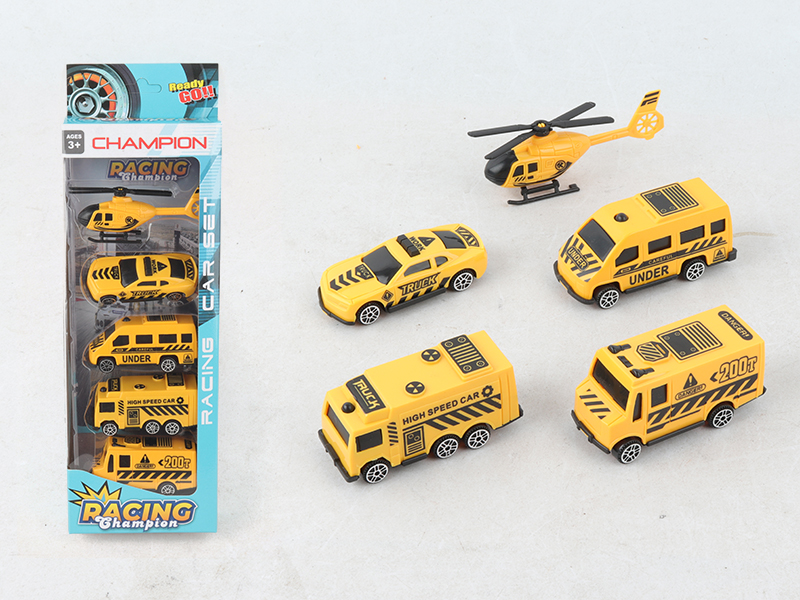 5pcs Slide Cars