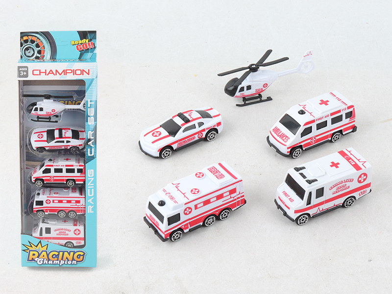 5pcs Slide Cars