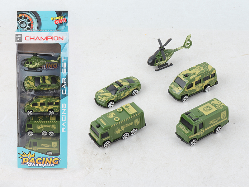 5pcs Slide Cars