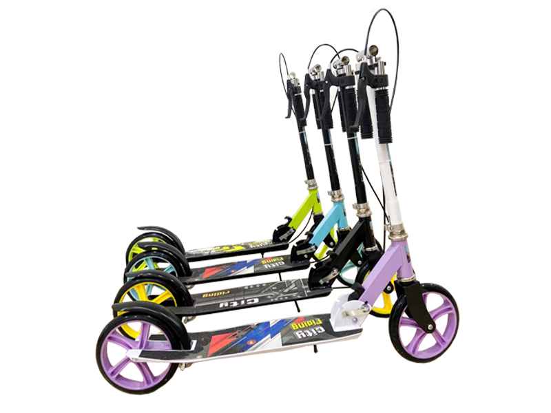 Large Wheel Scooter With Handbrake