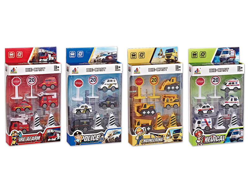 Mini Alloy Cars Set