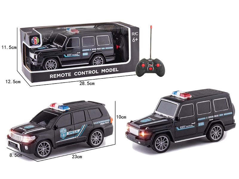 27Mhz 4-Channel Remote Control Police Car(Not Included Batteries)