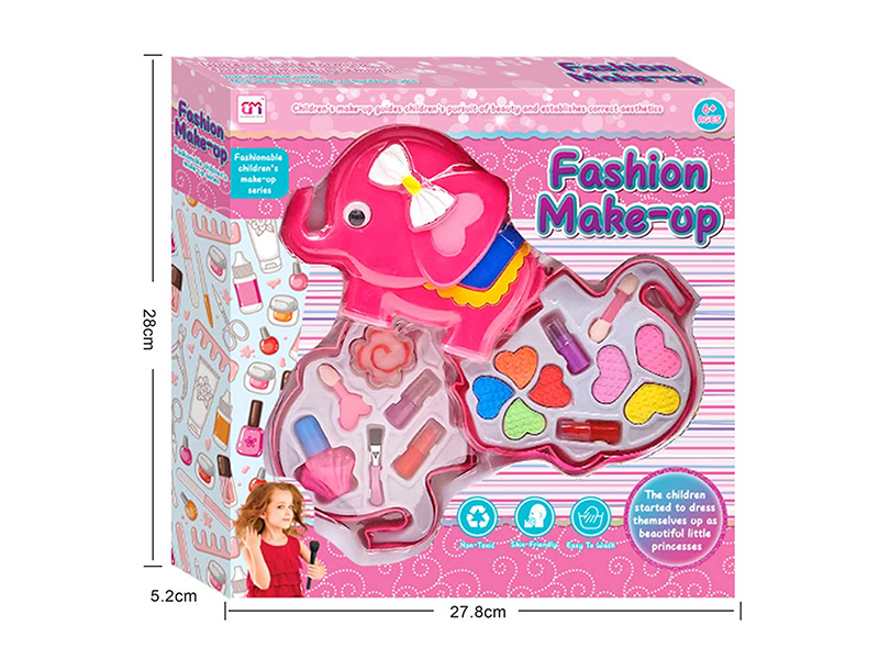 Elephant Shape Two Layer Children's Makeup Set
