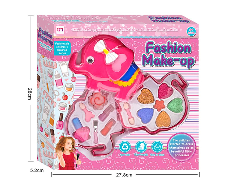 Elephant Shape Two Layer Children's Makeup Set