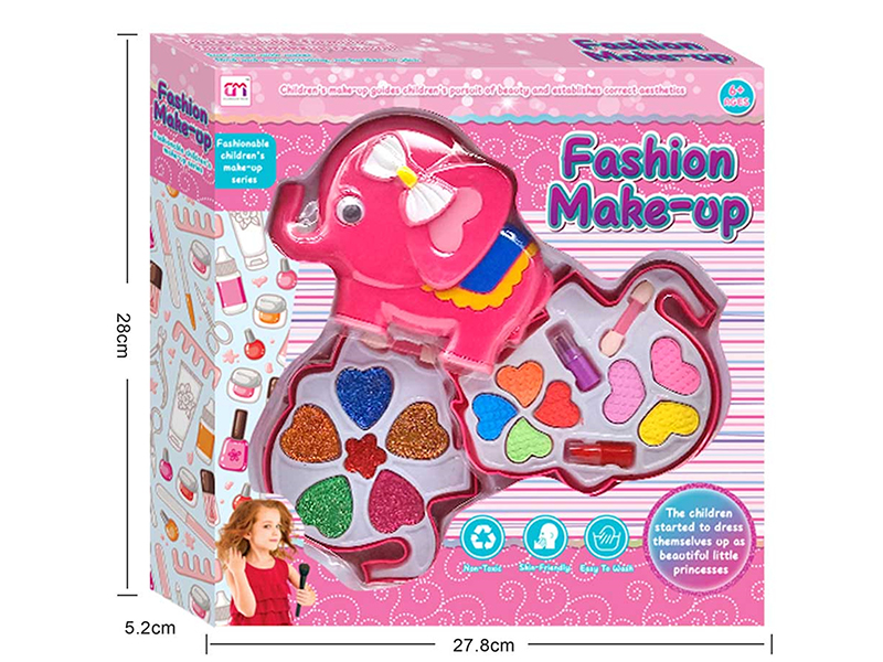 Elephant Shape Two Layer Children's Makeup Set