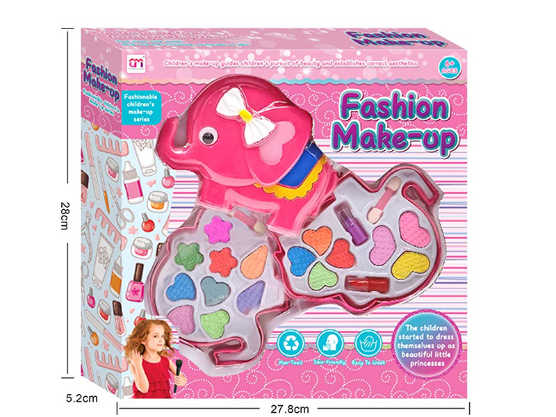 Elephant Shape Two Layer Children's Makeup Set