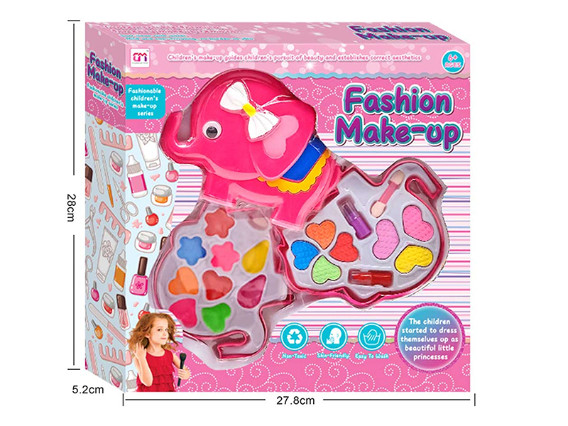 Elephant Shape Two Layer Children's Makeup Set