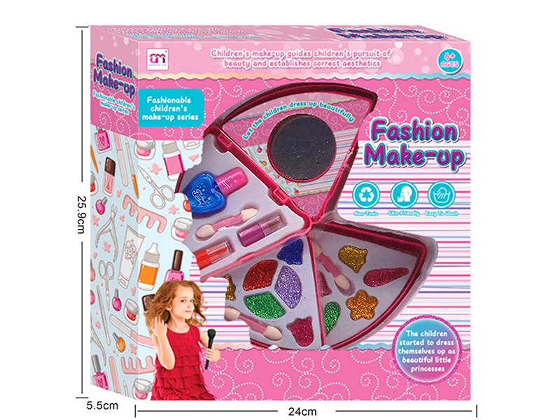 Triangular Children's Makeup Set