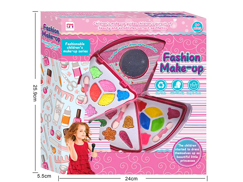 Triangular Children's Makeup Set