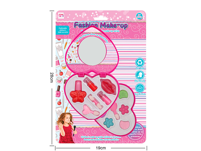 Heart-Shaped Two Layer Children's Makeup