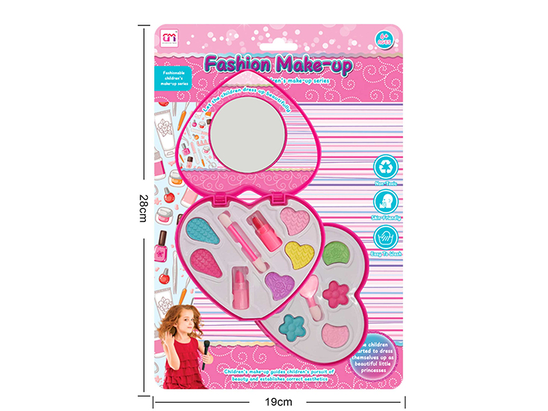 Heart-Shaped Two Layer Children's Makeup