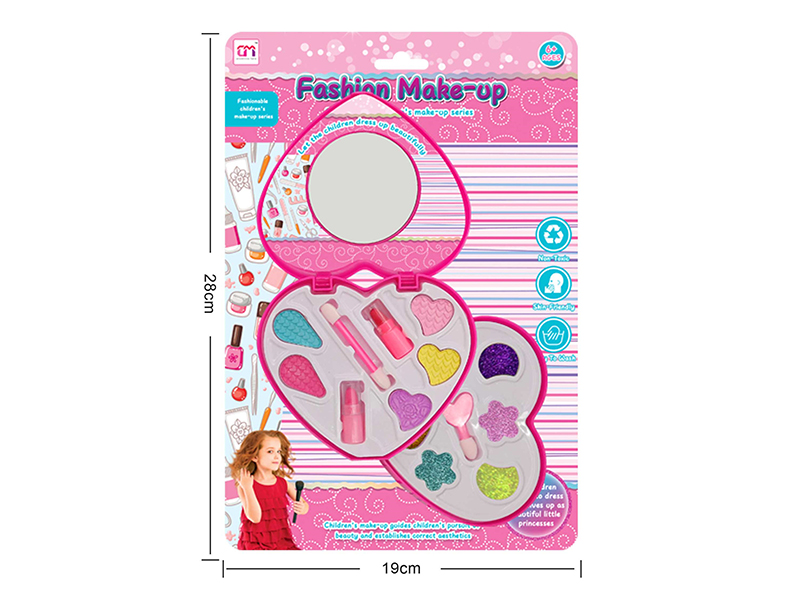 Heart-Shaped Two Layer Children's Makeup