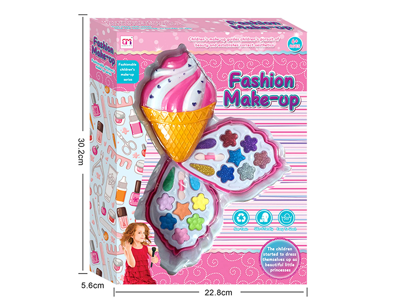 Ice Cream Shape Two Layer Children's Makeup