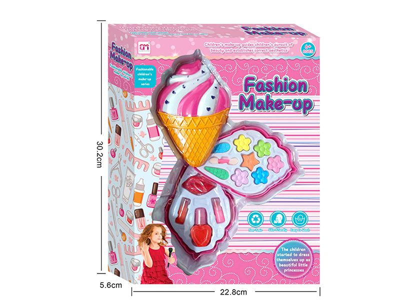Ice Cream Shape Two Layer Children's Makeup
