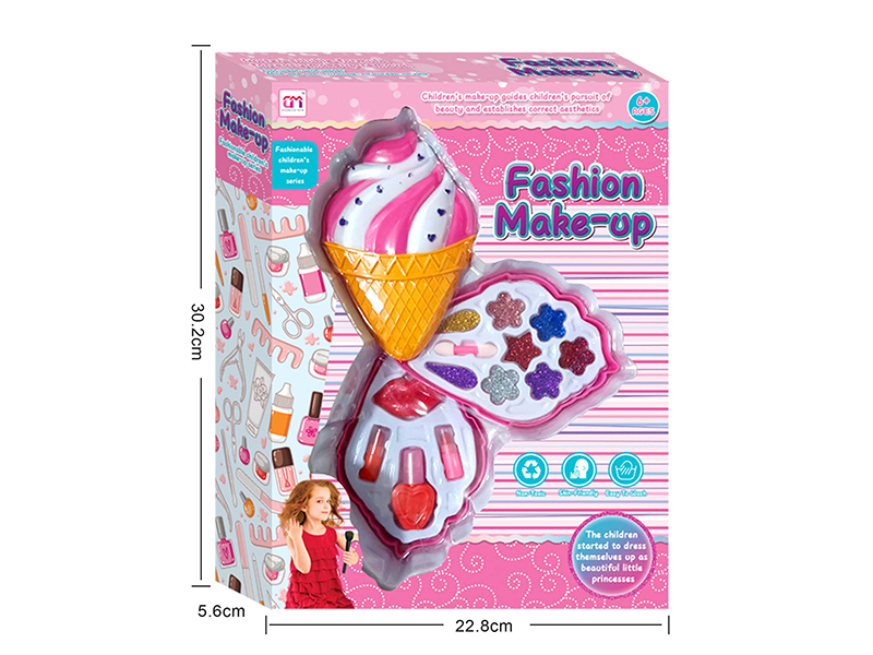 Ice Cream Shape Two Layer Children's Makeup