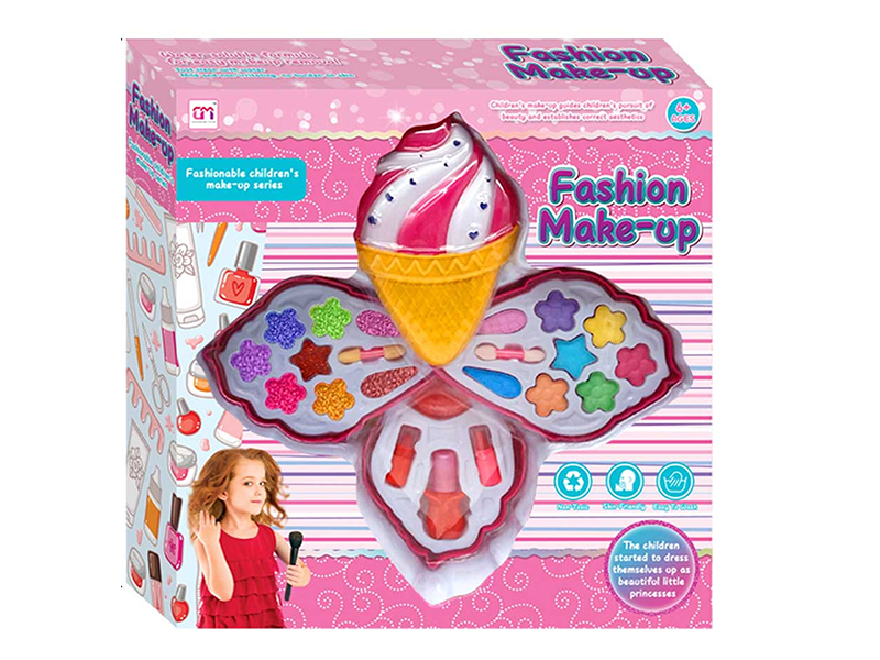 Ice Cream Shape Three Layer Children's Makeup