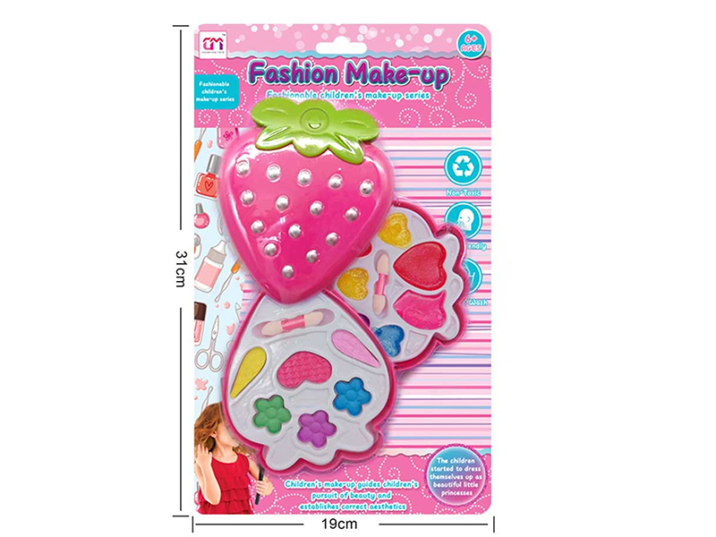 Strawberry Shape Two Layer Children's Makeup