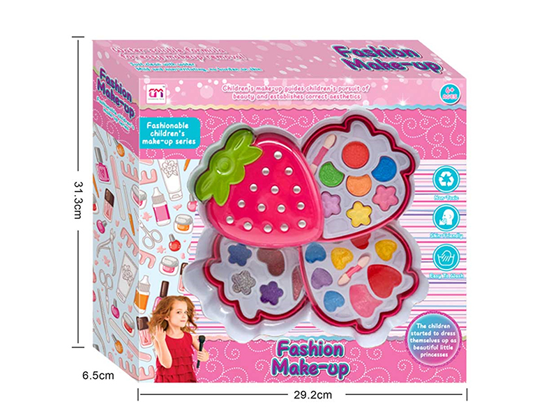 Strawberry Shape Three Layer Children's Makeup