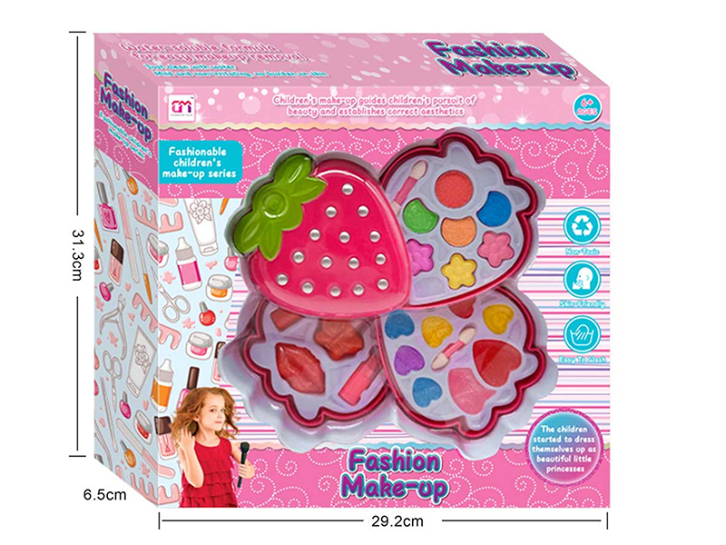 Strawberry Shape Three Layer Children's Makeup