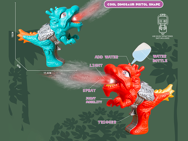 Acousto-Optic Spray Chinese Dragon Gun