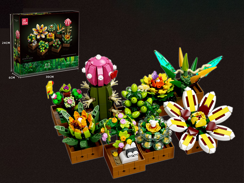 913PCS Building Blocks-Flower Series