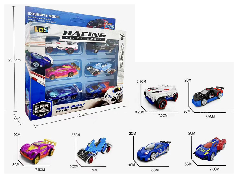 Slide Alloy Car Set