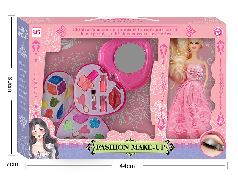 Heart-Shaped Children's Make Up Set
