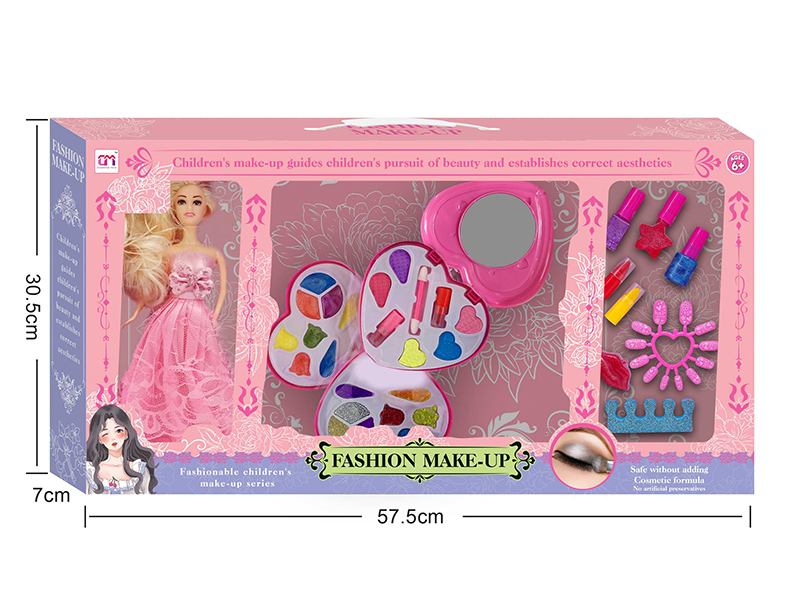 Heart-Shaped Children's Make Up Set