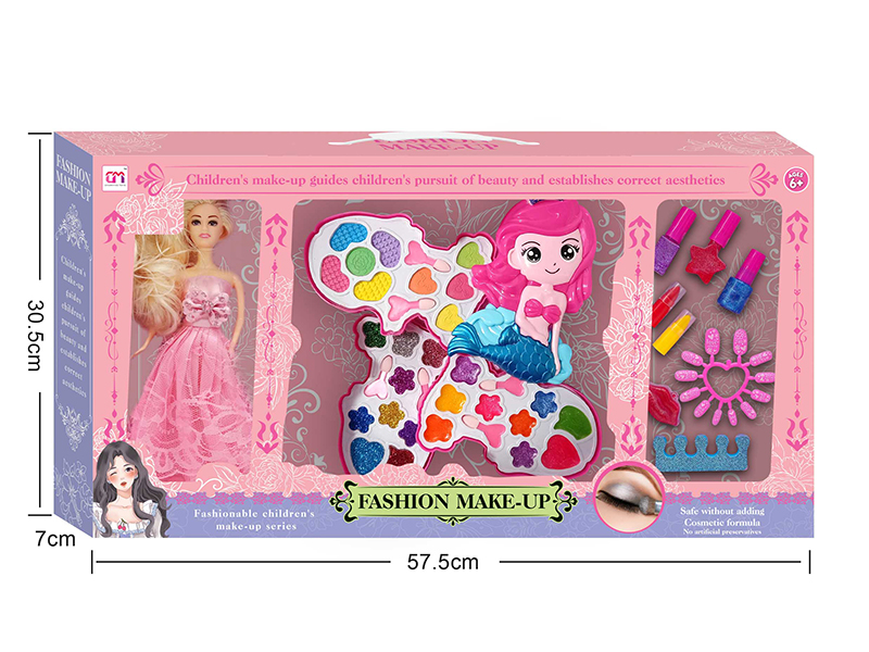 Mermaid Shaped Children's Make Up Set