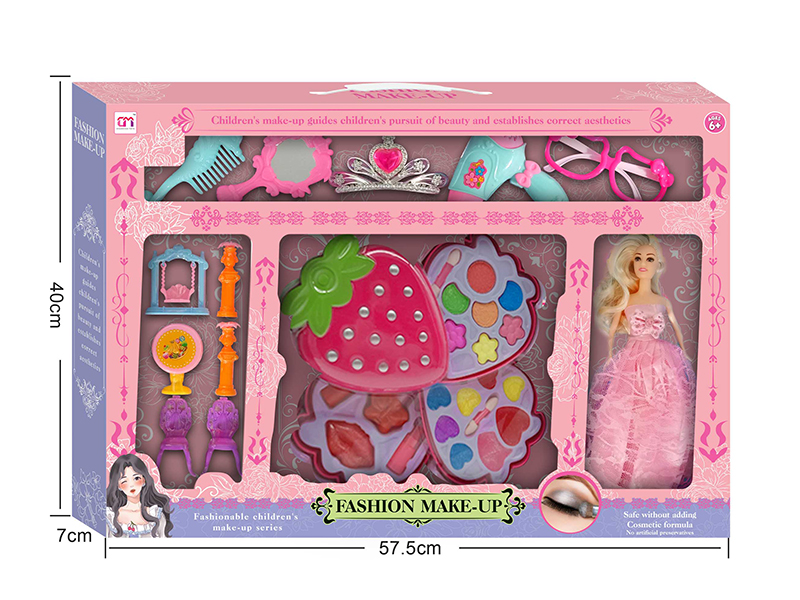 Strawberry Shaped Children's Make Up Set