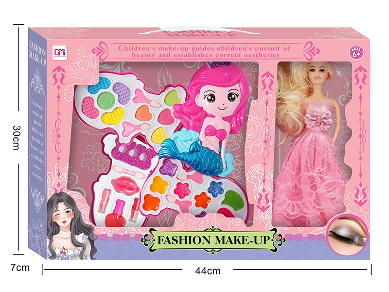 Mermaid Shaped Children's Make Up Set