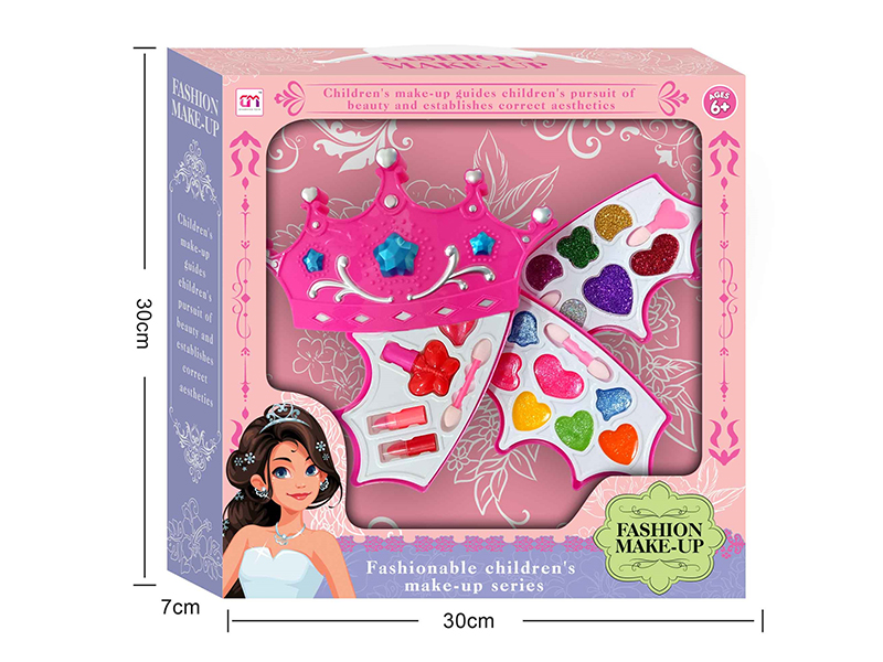 Imperial Crown Shaped Three Layers Children's Make Up Set