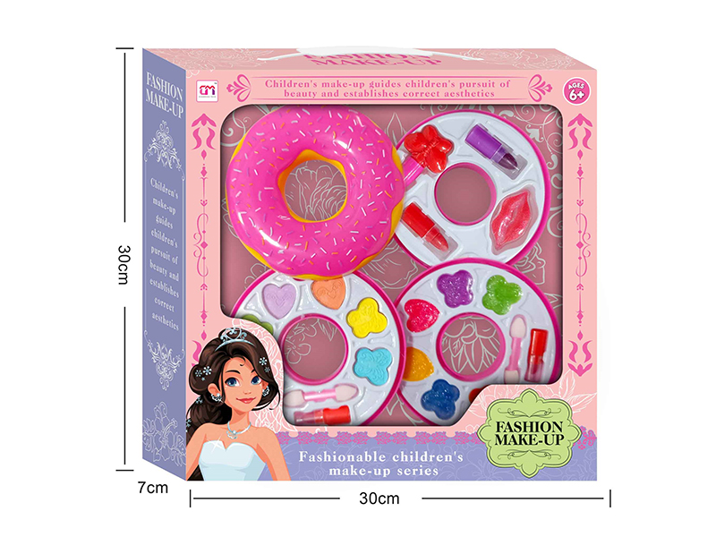 Doughnut Shaped Three Layers Children's Make Up Set