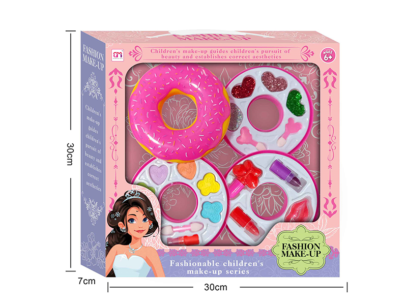 Doughnut Shaped Three Layers Children's Make Up Set