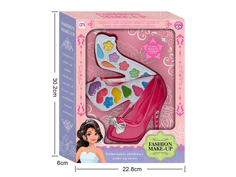 High Heel Shaped Two Layers Children's Make Up Set