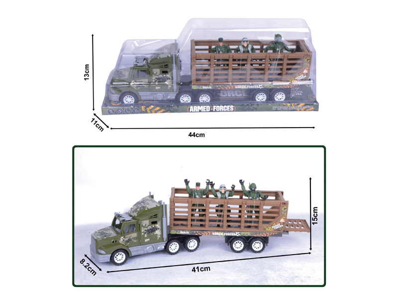 Friction Military Vehicle Set