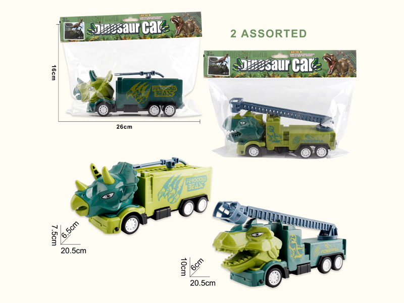 Friction Dinosaur Fire Truck