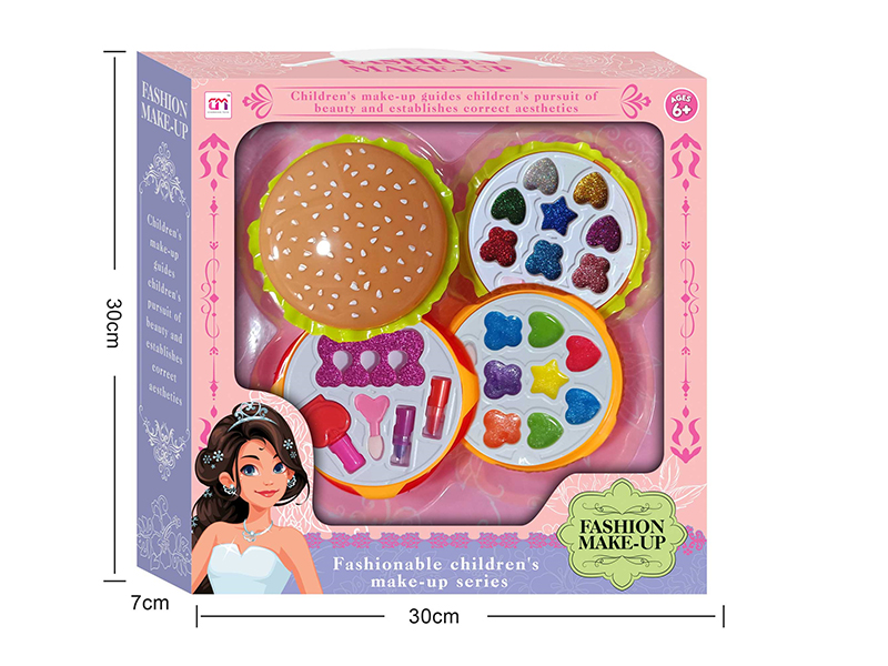 Hamburger Shaped Three Layers Children's Make Up Set