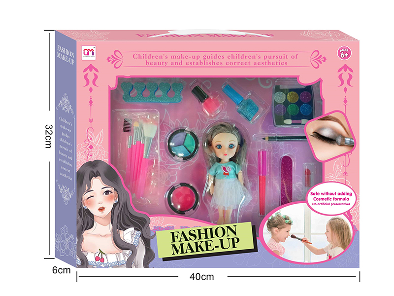Children's Make Up Set With Doll