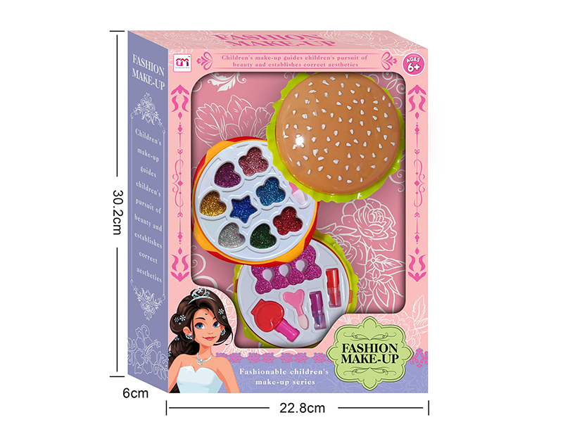 Hamburger Shaped Two Layers Children's Make Up Set