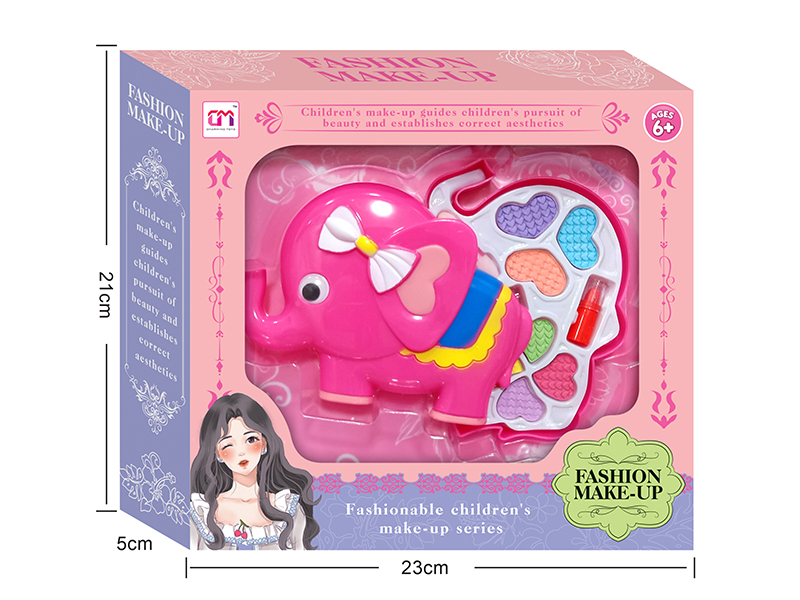 Elephant Shaped Single Layer Children's Make Up Set