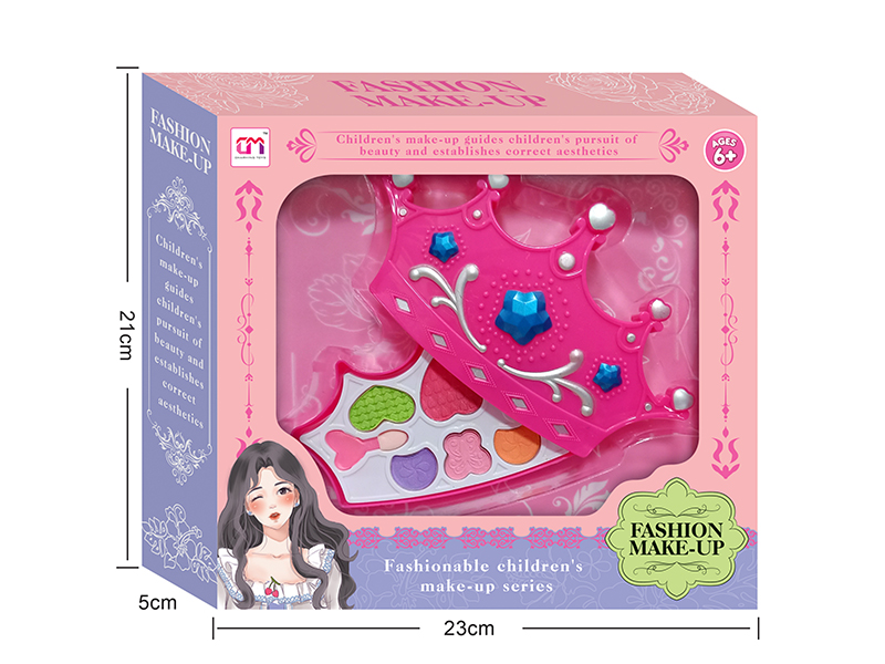 Imperial Crown Shaped Single Layer Children's Make Up Set